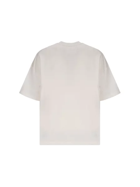 Koszulka Jil Sander z logo biała