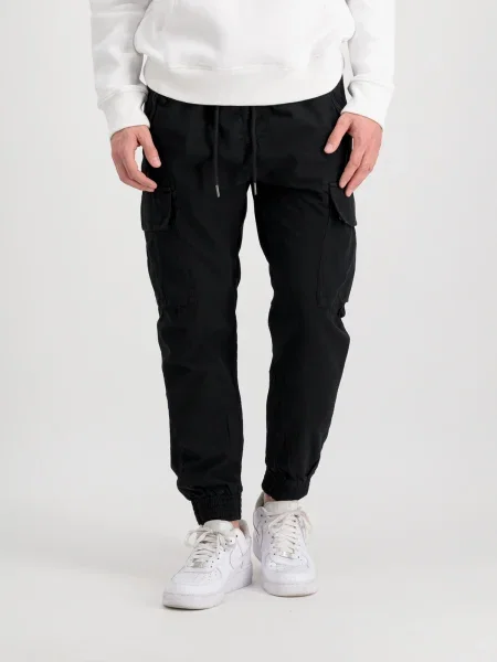 ALPHA INDUSTRIES Pantaloni cu Ripstop' negru