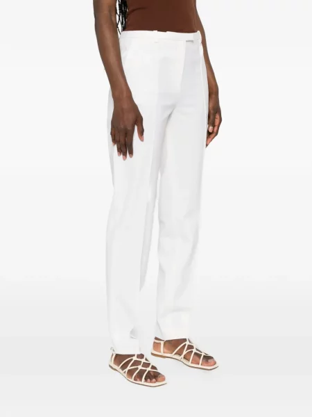 Pantaloni Loulou De Saison alb