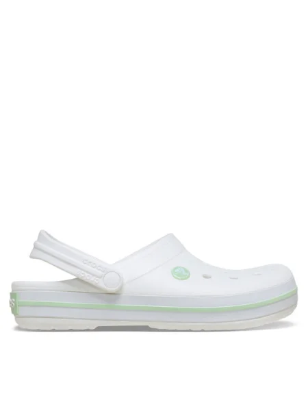Papuci Crocs alb