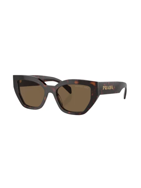 Sluneční brýle Prada Eyewear hnědé