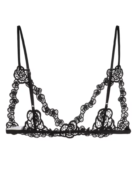 Bralette tipo liemenėlė Fleur Du Mal juoda