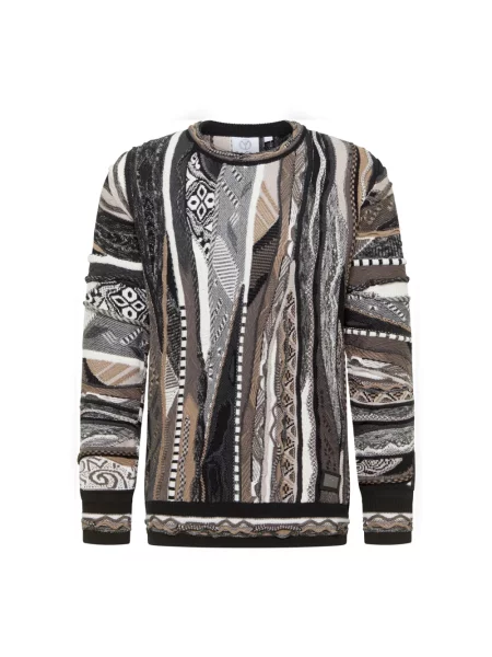 Sweter Carlo Colucci szary