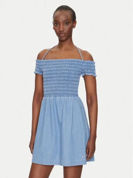 Tommy Jeans Rochie de vară albastru
