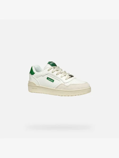 Sneakerși Geox alb