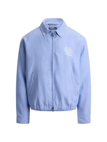 Șapcă Polo Ralph Lauren de mătase cu dungi cu cataramă albastru