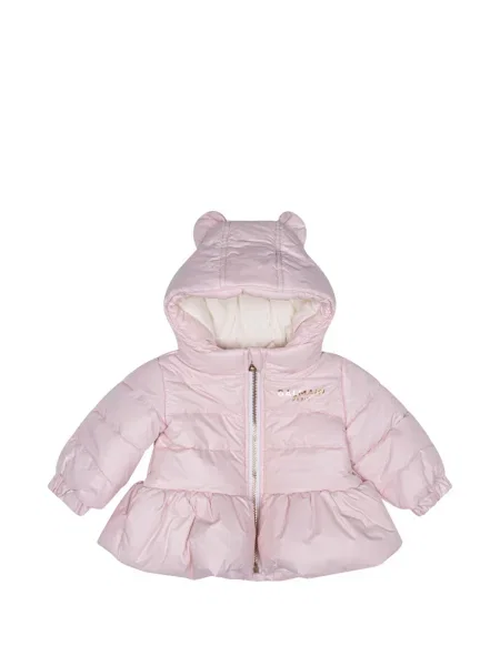 Kurtka dziecięca Balmain różowa
