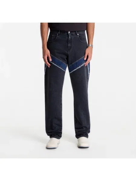 Blugi Umbro Mended Denim Black L negru