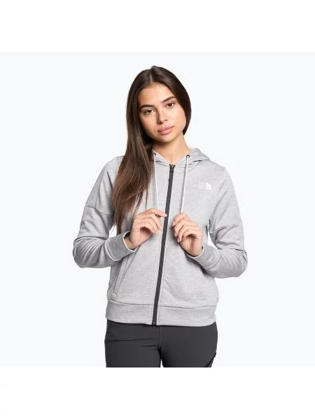 Bluza The North Face Reaxion Fleece light grey heather szary