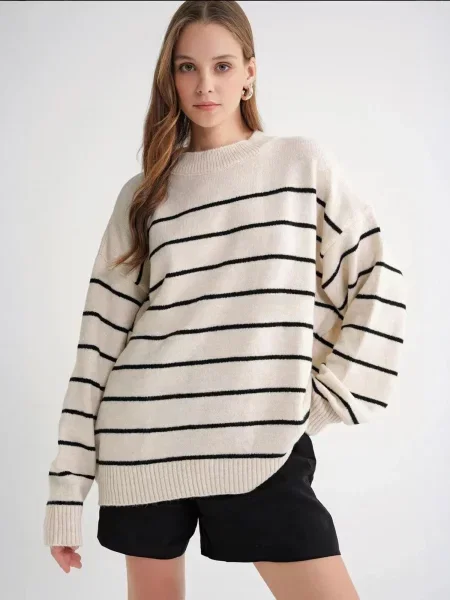 MixRay Svetr Pullover světle béžová