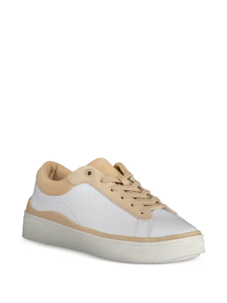 Fűzős csipkés sneaker Tommy Hilfiger fehér