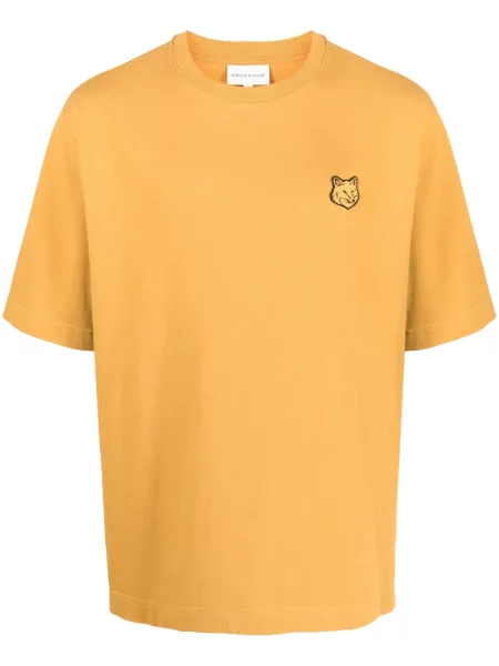 Tricou Maison Kitsune galben