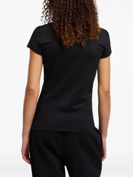 Tricou Armani Exchange cu autograf negru