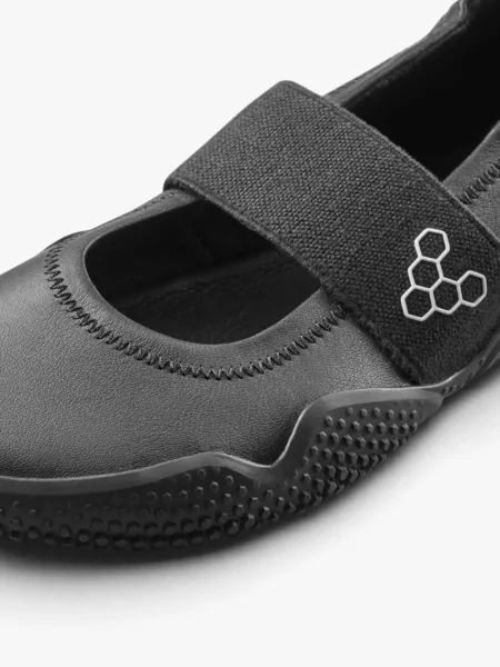Vivobarefoot балеринки от кожа MOTUS STUDIO BALLET черно