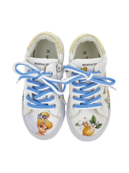 Sneakersy dziecięce Monnalisa białe