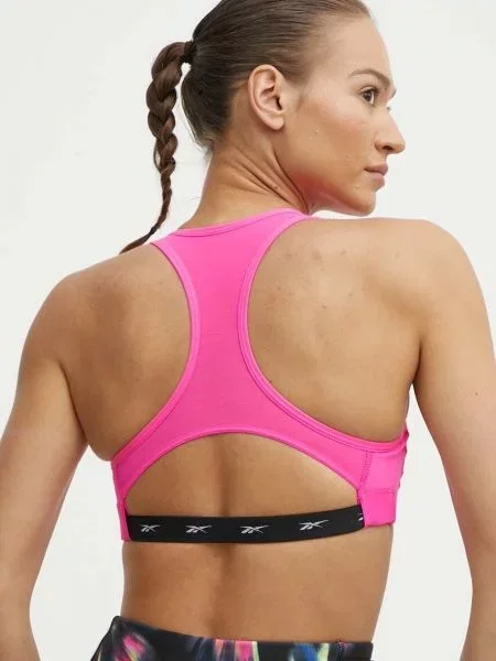 Sportovní podprsenka Reebok LUX COLLECTION růžová