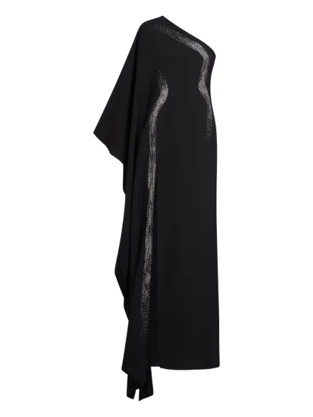 Rochie maxi Taller Marmo cu un umăr gol de costum negru