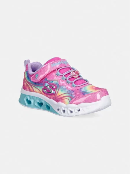 Skechers FLUTTER HEART LIGHTS GROOVY SWIRL gyerek sportcipő rózsaszín