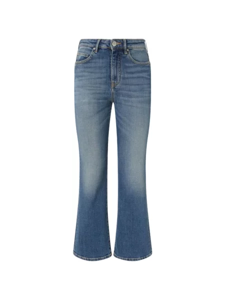 PINKO Jeansy Kobieta Denim Dżinsy bootcut z denimu o średnim odcieniu niebieski
