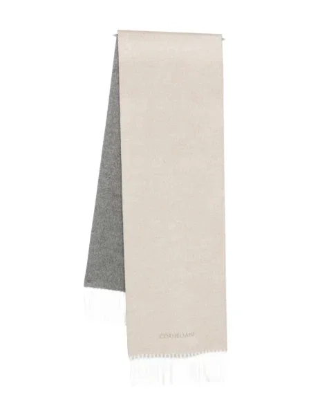 Reversibil fular Corneliani gri