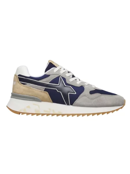 Sneakersy W6yz zamszowe niebieskie