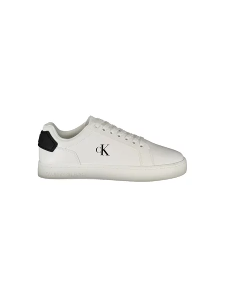 Sneakersy Calvin Klein skórzane białe