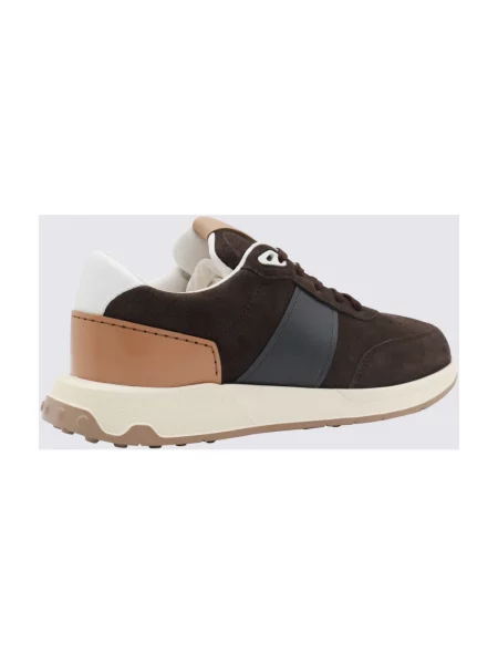 Sneakersy Tod's skórzane brązowe