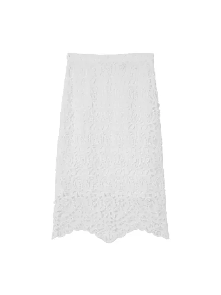 Spódnica Burberry koronkowa biała