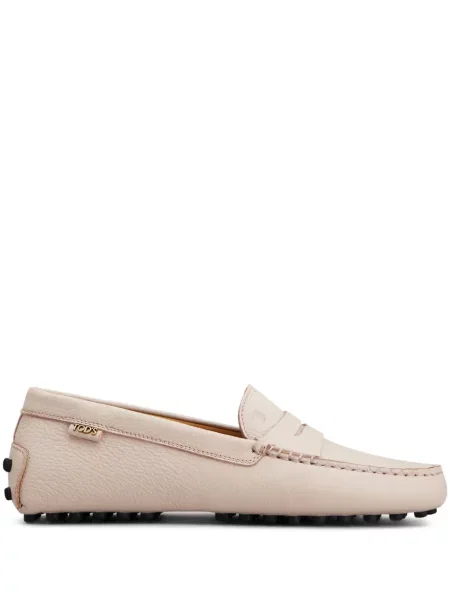 Pantofi loafer Tod's din piele roz