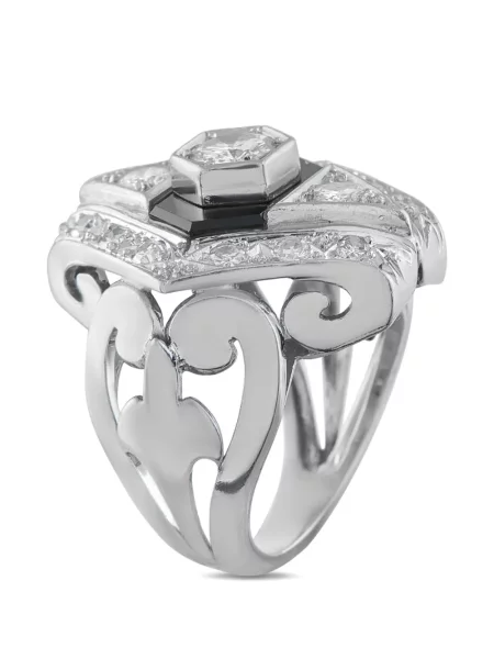 Cocktail diamant inel Lb Exclusive argintiu