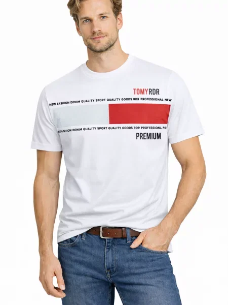 Majica Jumper s kratkimi rokavi bela