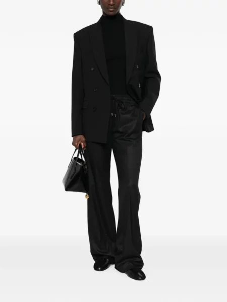 Pantaloni Ermanno Firenze cu cordon negru
