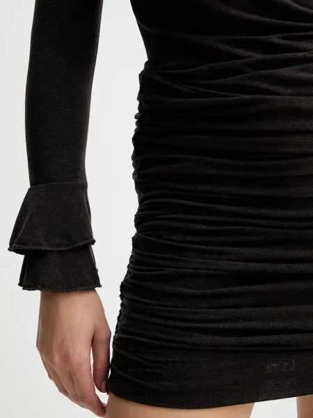 Платье мини Answear.lab коричневое