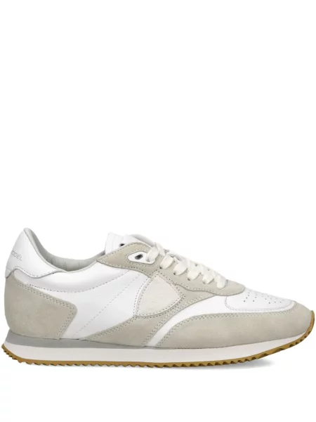Sneakerși Philippe Model Paris cu perforații alb