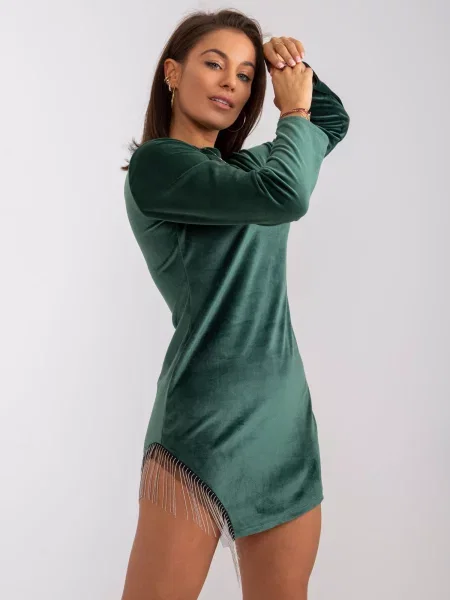 Rochie Italy Moda de costum verde