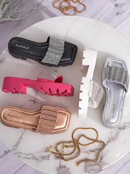 Zirkonové pantofle Resti černé