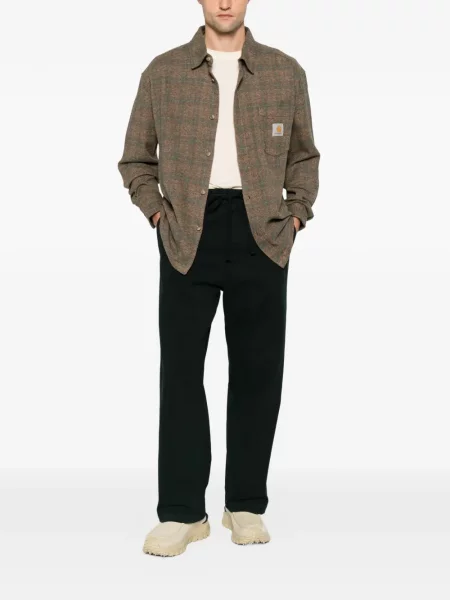 Pantaloni Carhartt Wip cu cordon verde