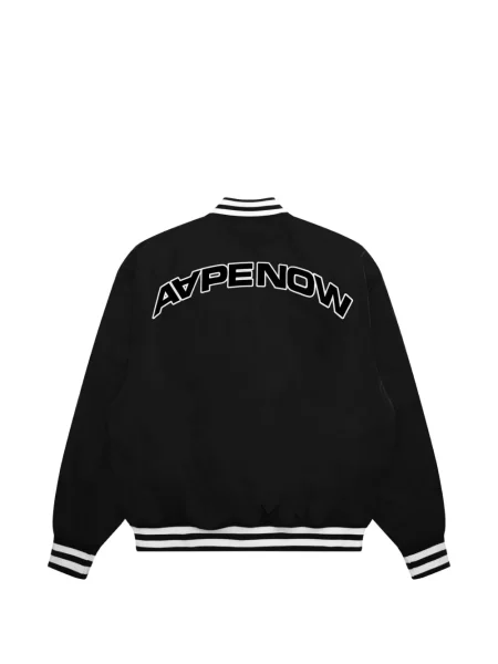 Geacă bomber Aape By A Bathing Ape cu autograf negru