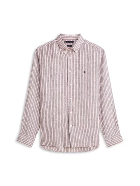 TOMMY HILFIGER Cămașă maro alb