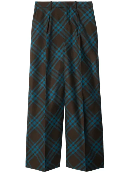 Pantaloni Burberry de lână maro