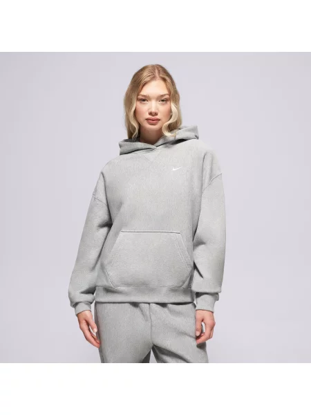 Nike Bluza Z Kapturem W Nk Stdoos Flc Hvy szara