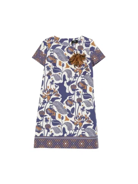 Mała mały sukienka mini Clips niebieska