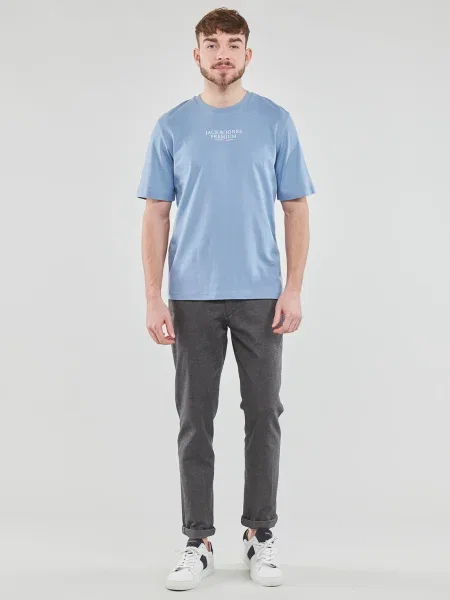 Jack&Jones Chino nohavice sivá
