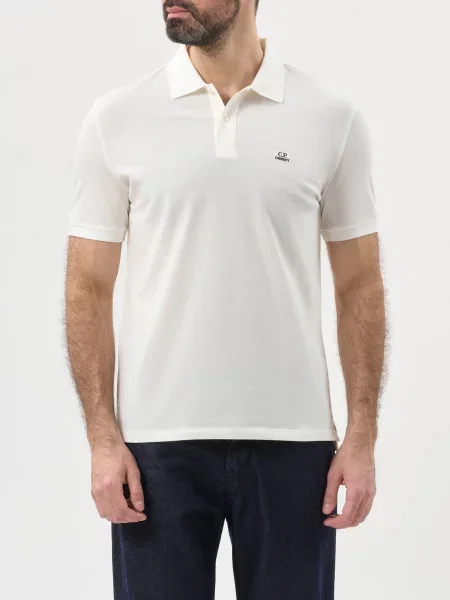 Поло C.p. Company белое