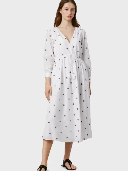 Джинсова сукня Pepe Jeans біла