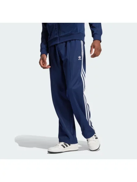Adidas Teplákové kalhoty adicolor Firebird Tmavomodrá Baggy Fit bílé