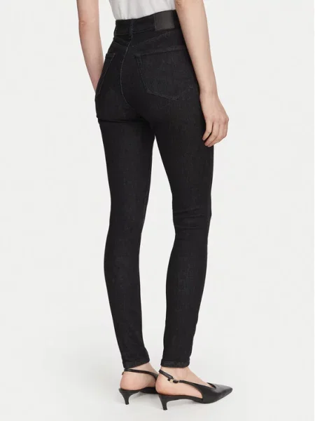 BOSS Jeans hlače Maye Super Skinny Fit črna