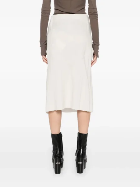 Fustă Rick Owens alb