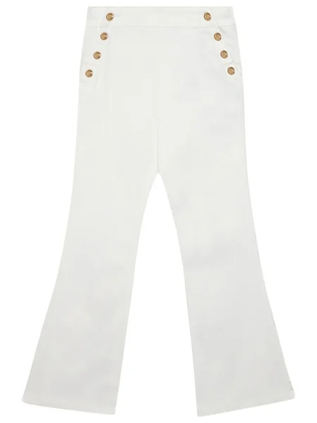 Guess Pantaloni din Bootcut Fit alb