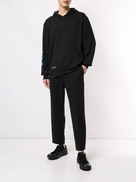 Hanorac cu glugă Puma cu glugă negru